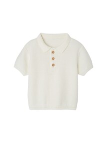 Baby Poloshirt aus Strick