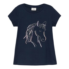 T-shirt cheval en paillettes