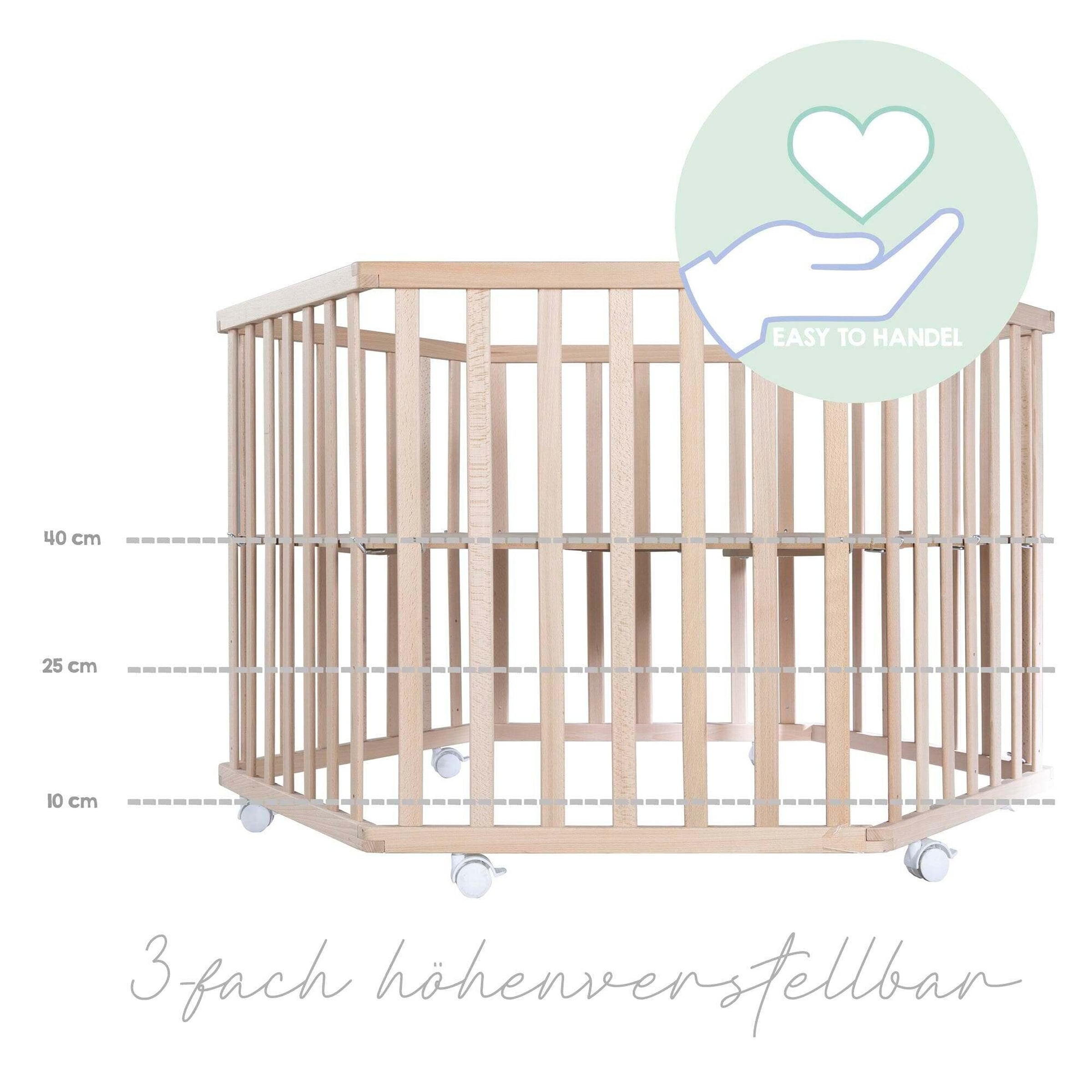 Roba Laufgitter 6-eckig Little Stars