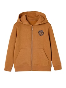 Jungen Kapuzensweatjacke BASIC mit Recycling-Polyester