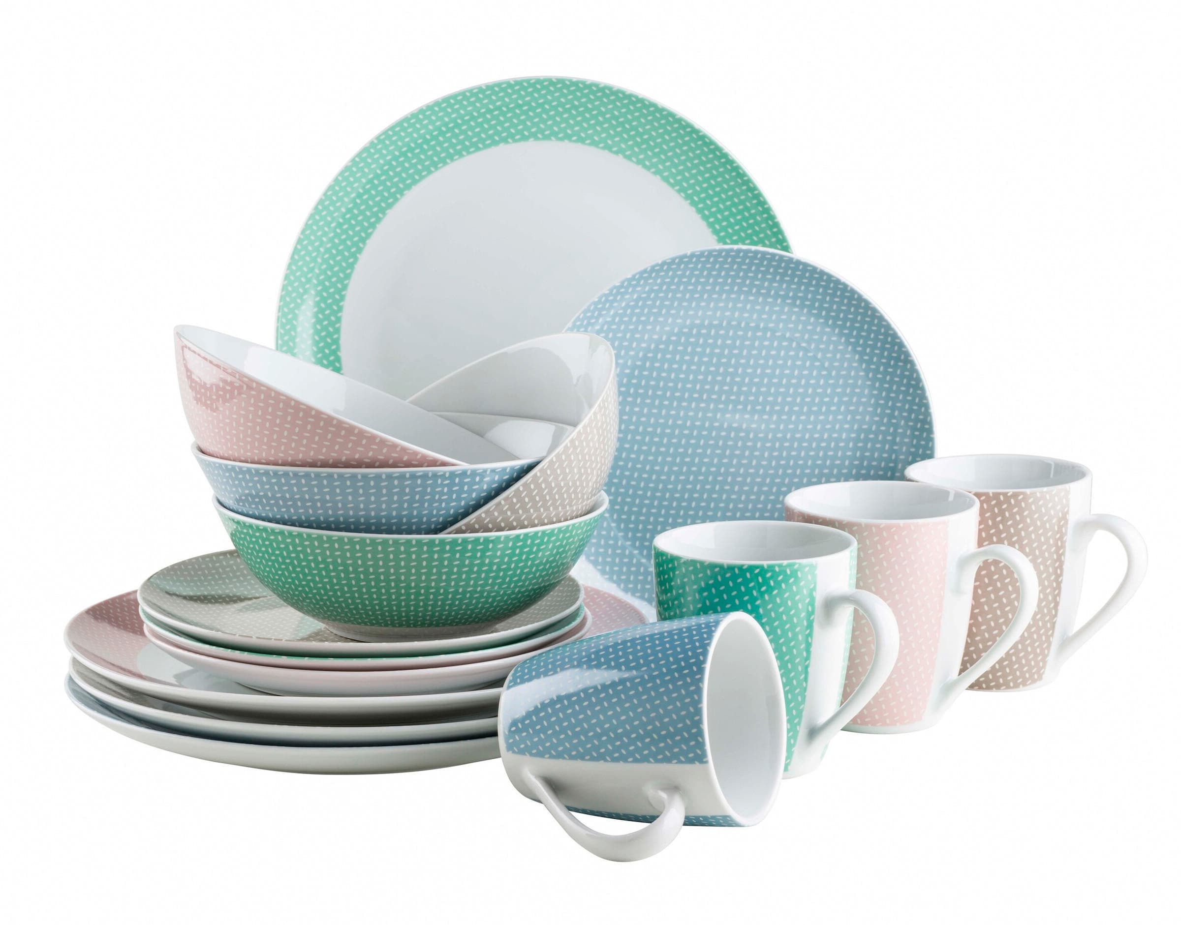 Geschirr-Set, Porzellan Kitchen Time II