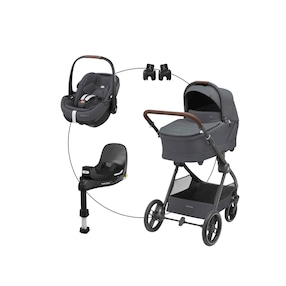 Kombikinderwagen Oxford+ inkl. Babyschale Pebble 360 Pro 2 und Isofix-Basis FamilyFix 360