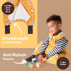 Schlafsack mit Füßen 1.0 Tog