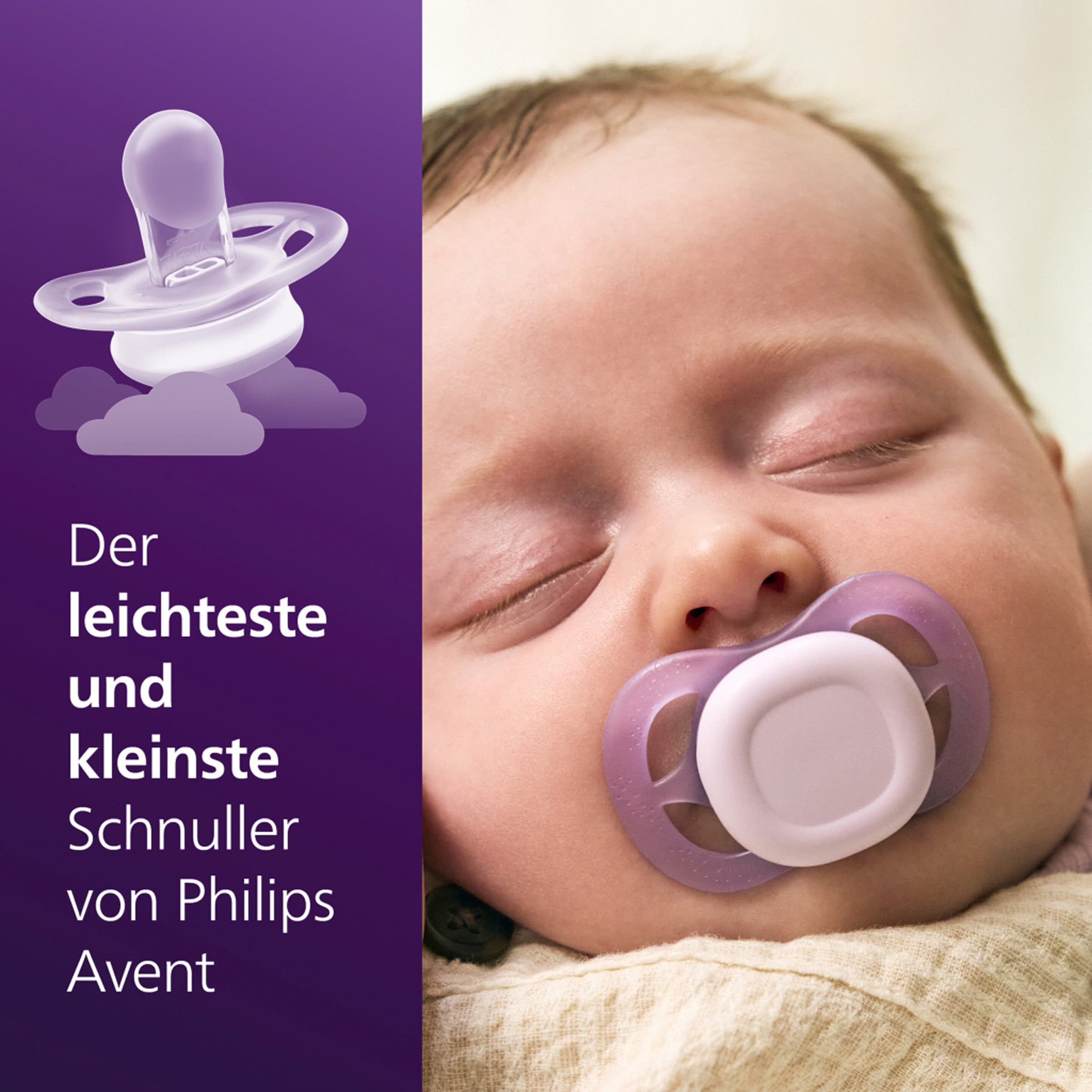 2er-Pack Schnuller ultra start, 0-2M