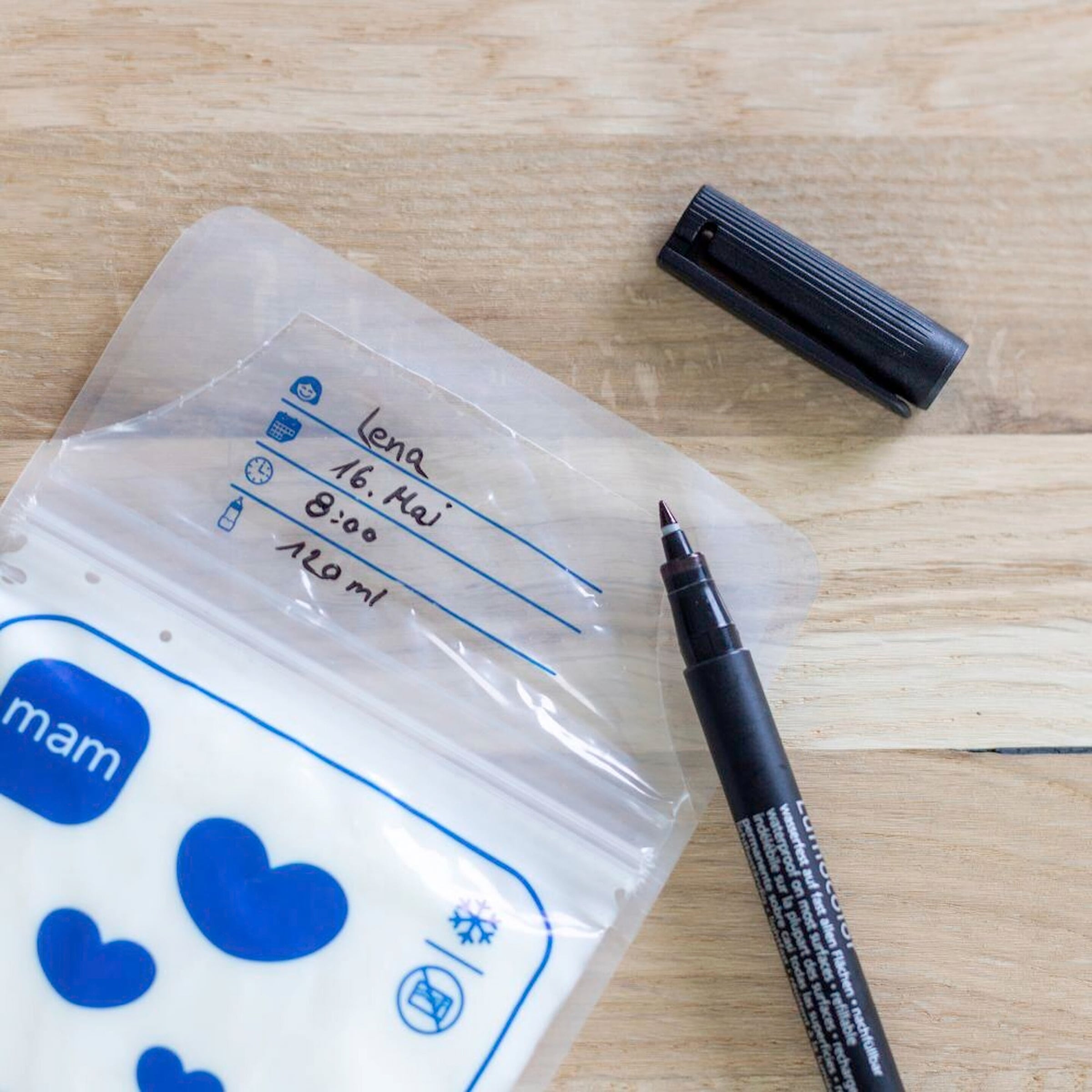 Thumbnail - Mam 100er-Pack Muttermilchbeutel, 180 ml