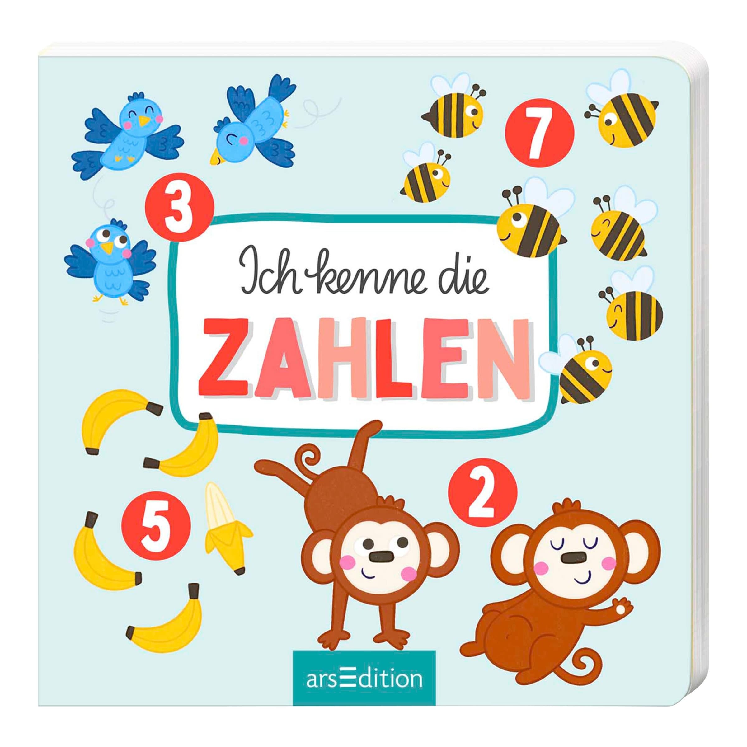 Arsedition Pappbilderbuch Ich kenne die Zahlen