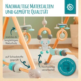 Spielbogen aus Holz - ab Geburt