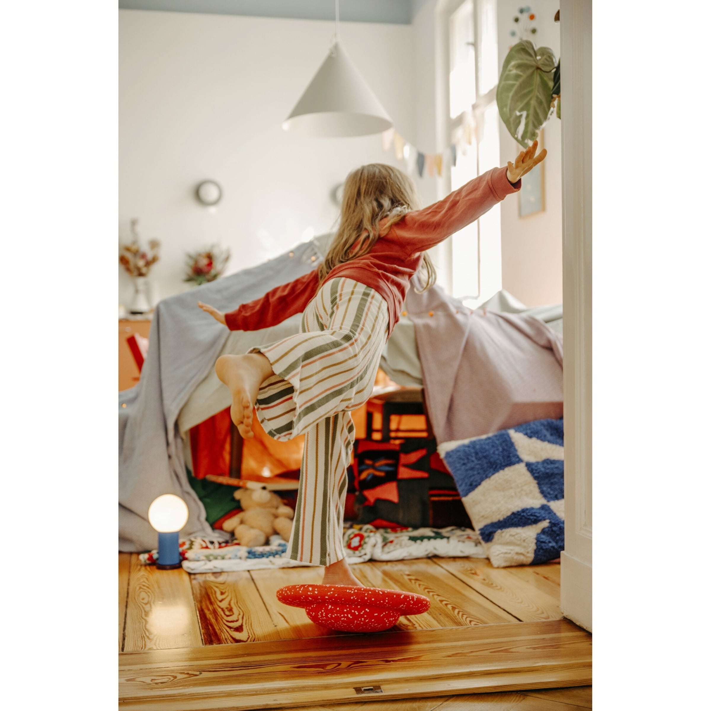 Stapelstein Stapelstein Winter Special Board red & rose