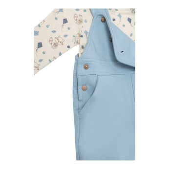 2-tlg Set Latzhose mit Shirt Cozy Friends