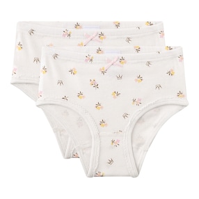 Lot de 2 slips fleurs