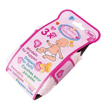 Puppen-Windeln 3er-Pack 