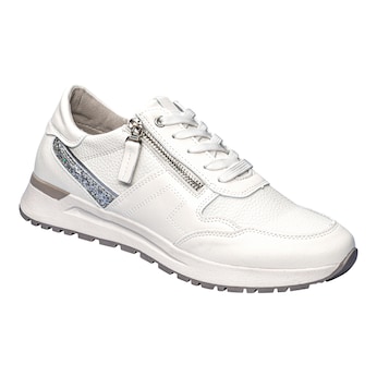 Leder-Komfortsneaker "Glitzer"