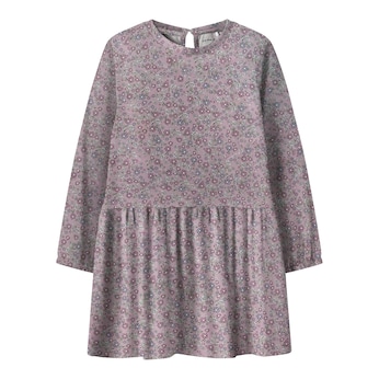 Robe manches longues fleurs