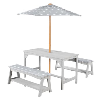 Kindersitzgruppe mit Sitzauflage und Schirm Little Stars Outdoor +