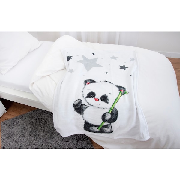 Baby baby-walz cm | Fynn 75x100 Best Babydecke Panda -