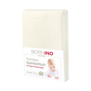 Feinbiber-Spannbetttuch 40x90 cm