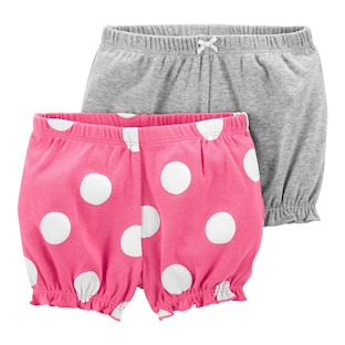 Lot de 2 shorts pois