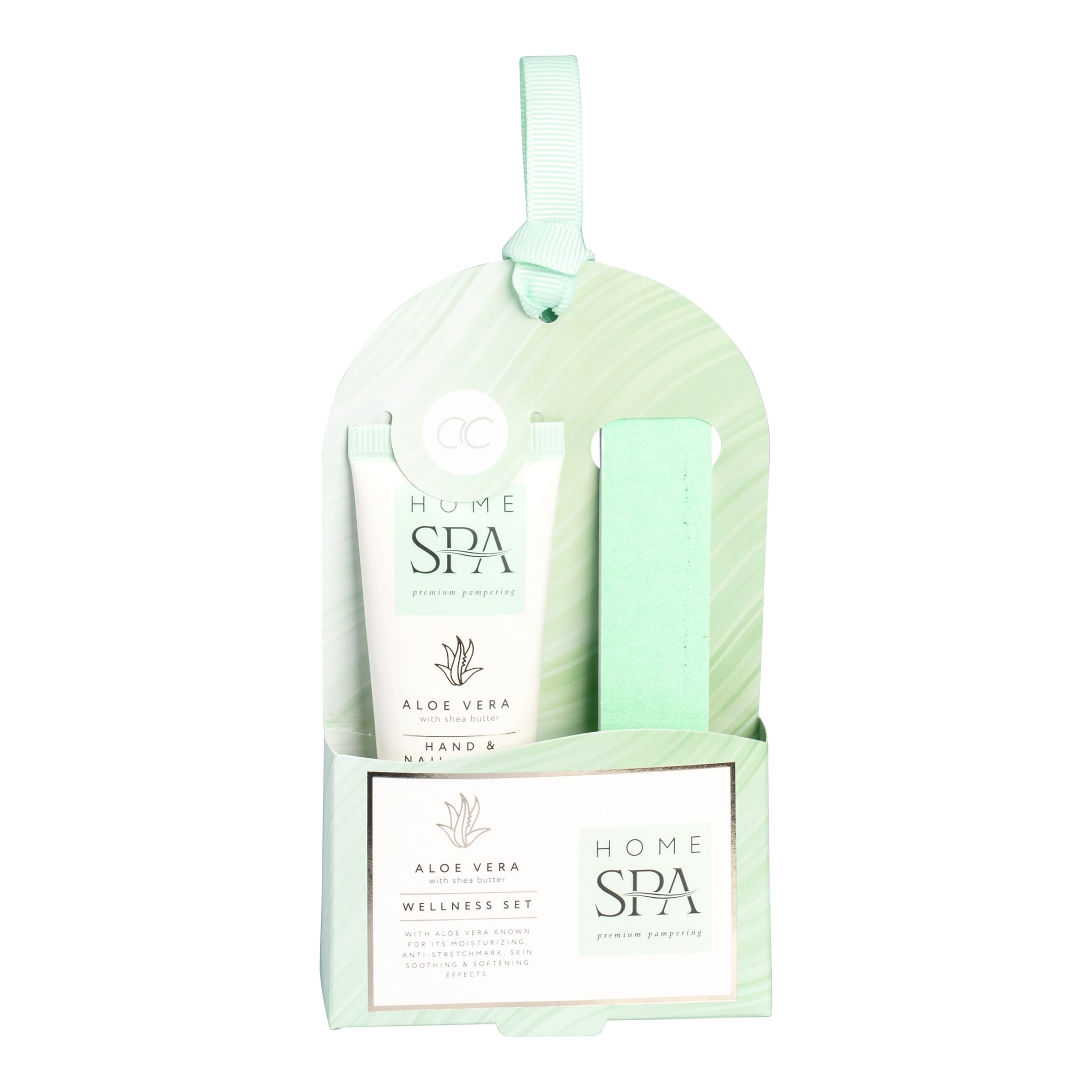 Hand- und Nagelcreme, 30 ml + Feile, Nagel-Set "Aloe Vera"