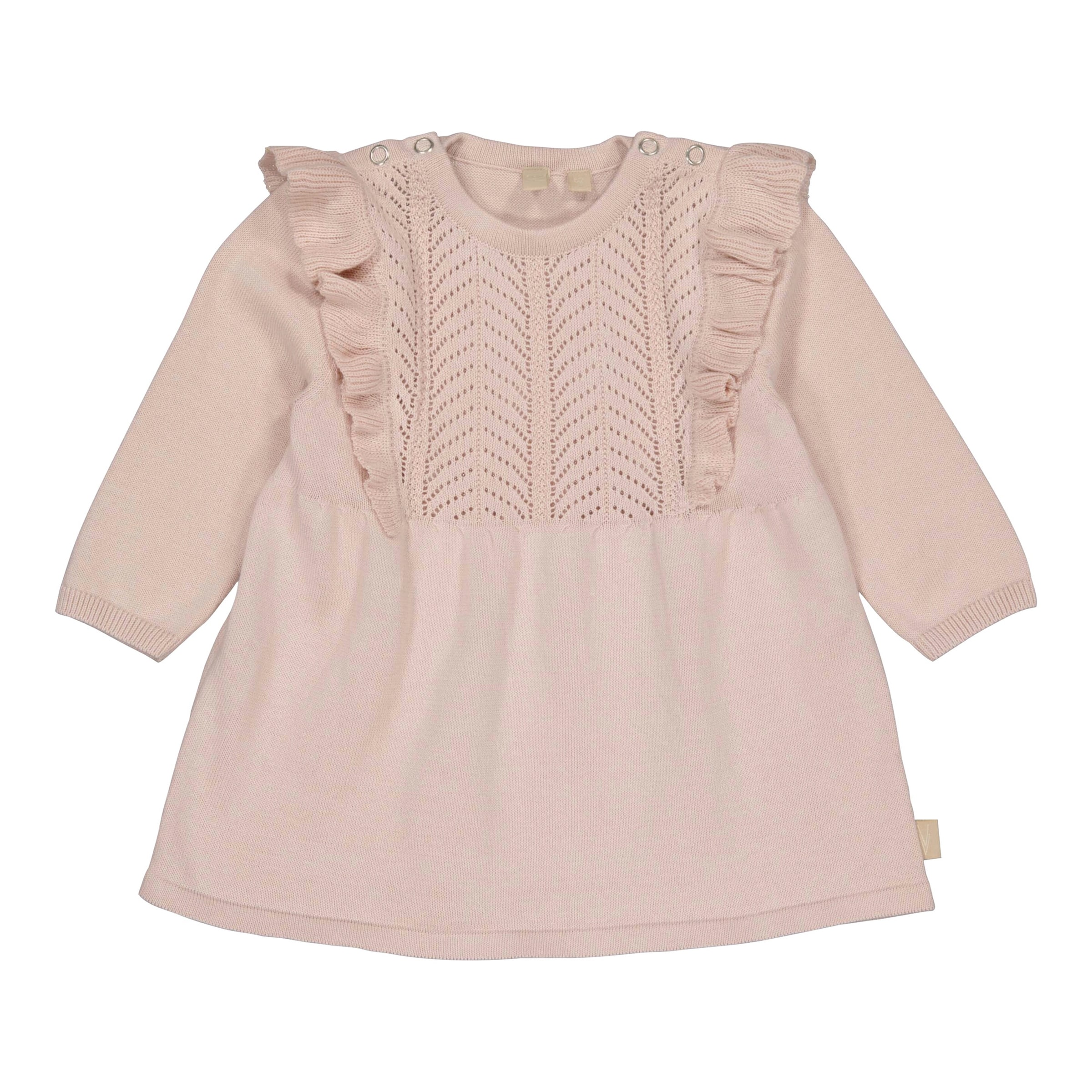 Levv Strickkleid langarm Rüschen