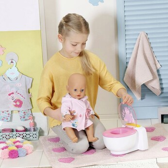 Puppen Toilette Bath