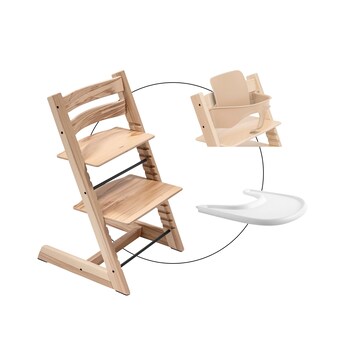 Bundle Treppenhochstuhl inklusive Babyset & Tray