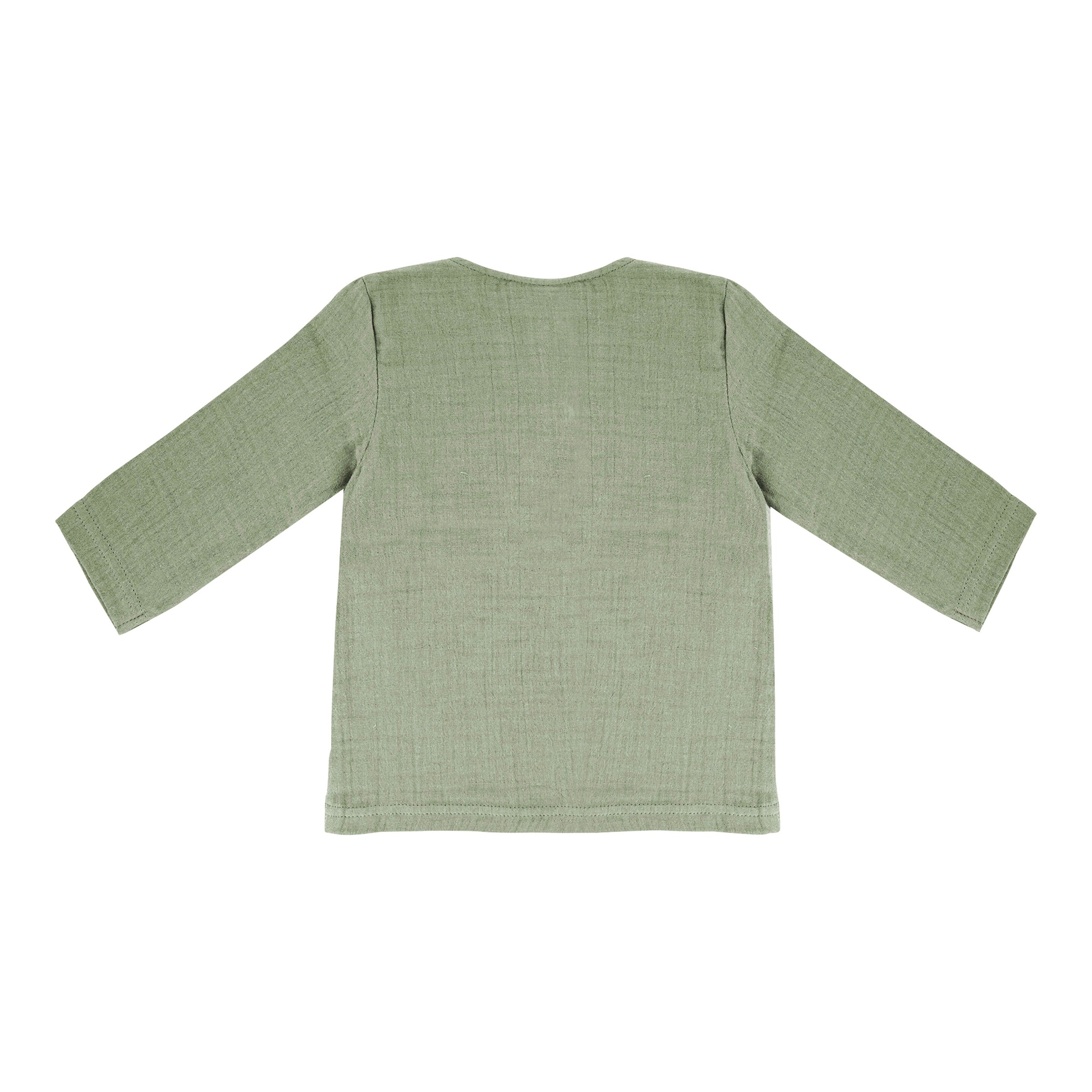 Musselin-Shirt langarm