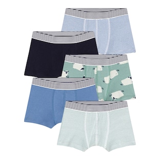 5er-Pack Boxershorts Schafe Ringel