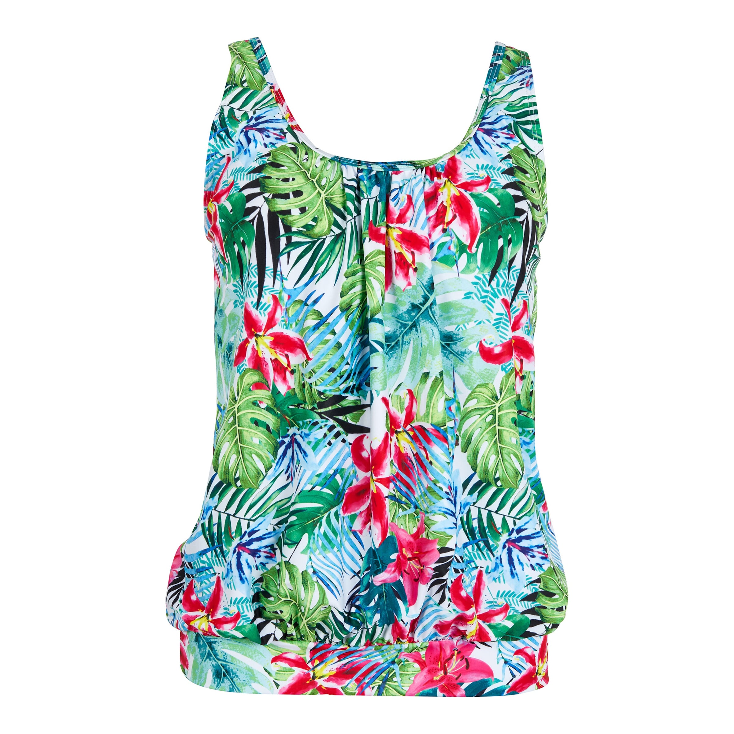 Oversize-Tankini-Oberteil "Sarah" gruen XL Damen