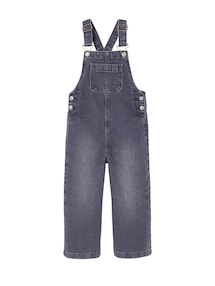 Mädchen Jeans-Latzhose mit weitem Bein