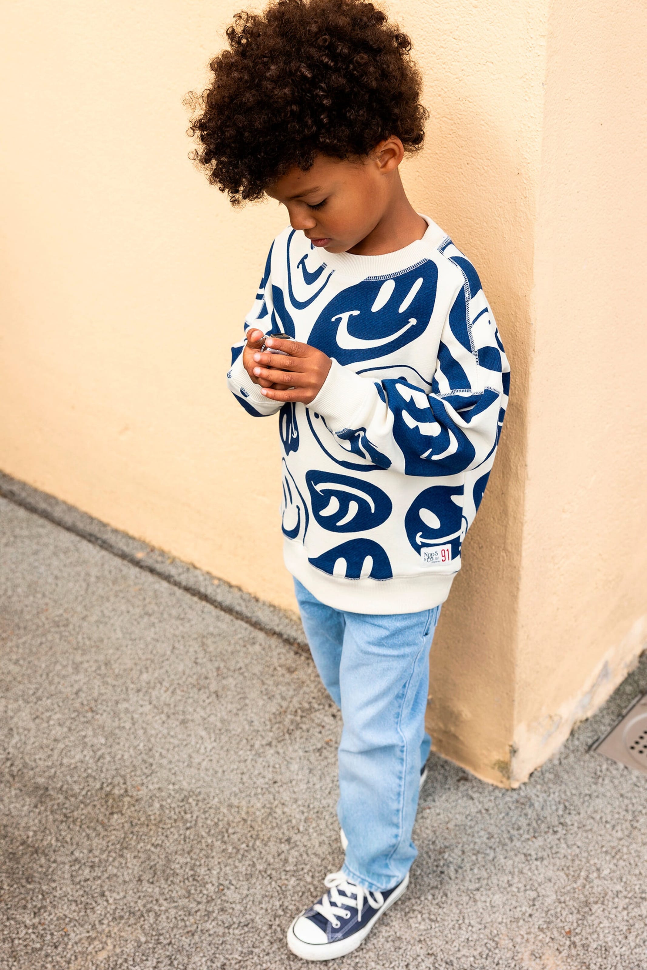 Thumbnail - Noppies Kids Sweater all over print