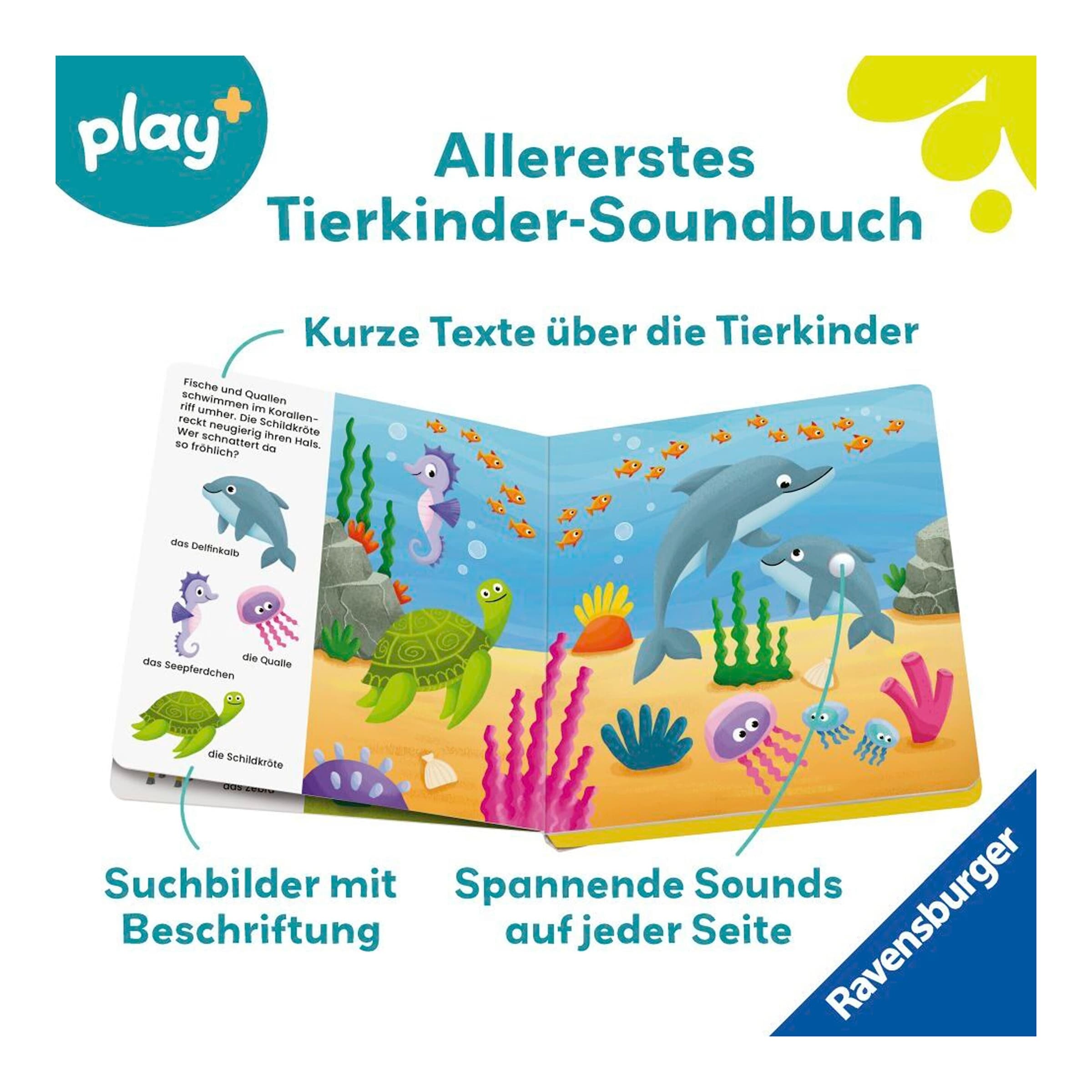 Ravensburger Play+ Mein allererstes Soundbuch Tierkinder