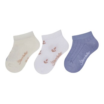 3er-Pack Sneakersocken Hippo