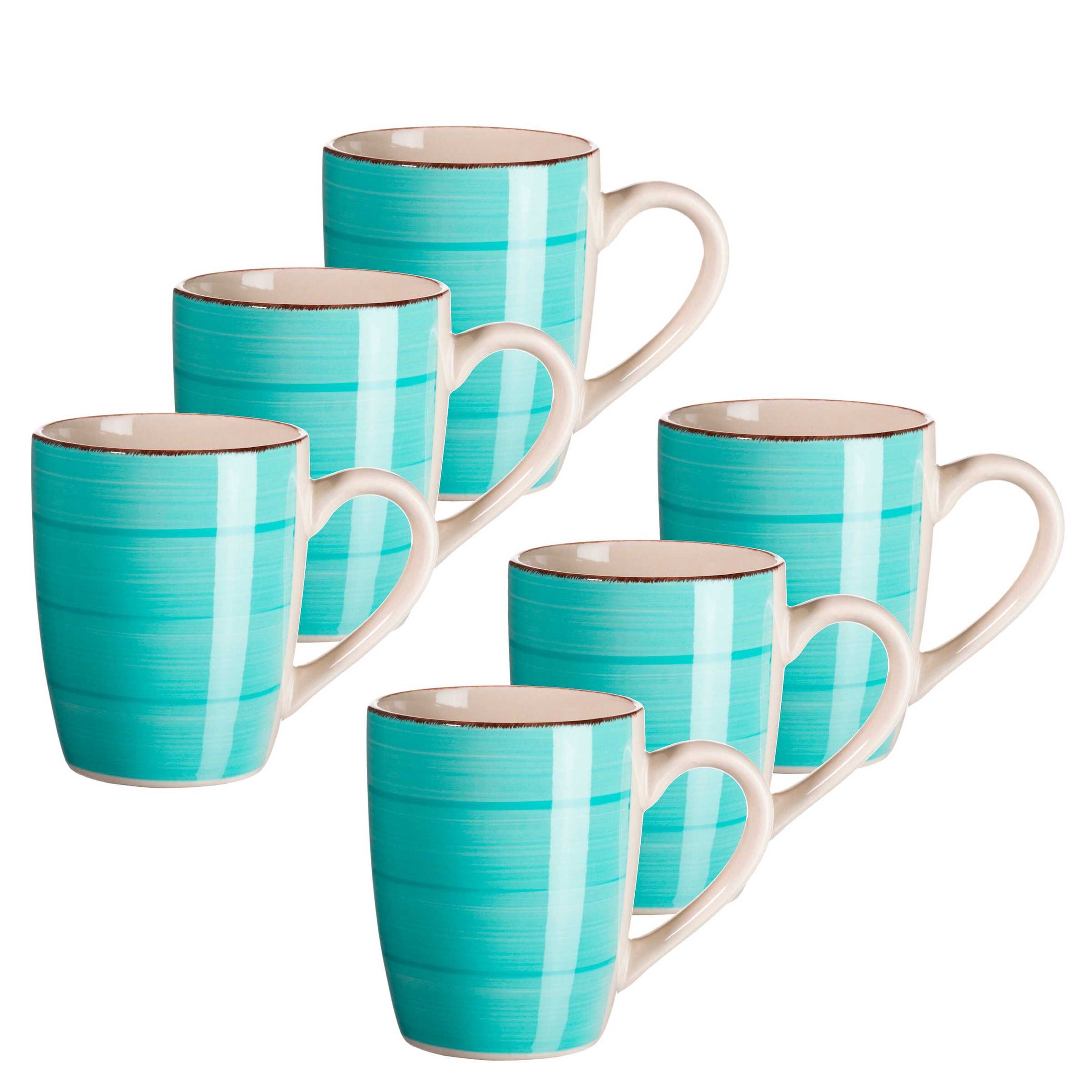 Kaffeebecher-Set, Steingut LUMACA