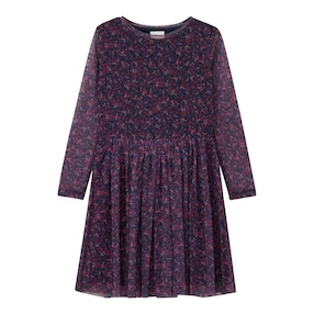 Kleid langarm Mesh