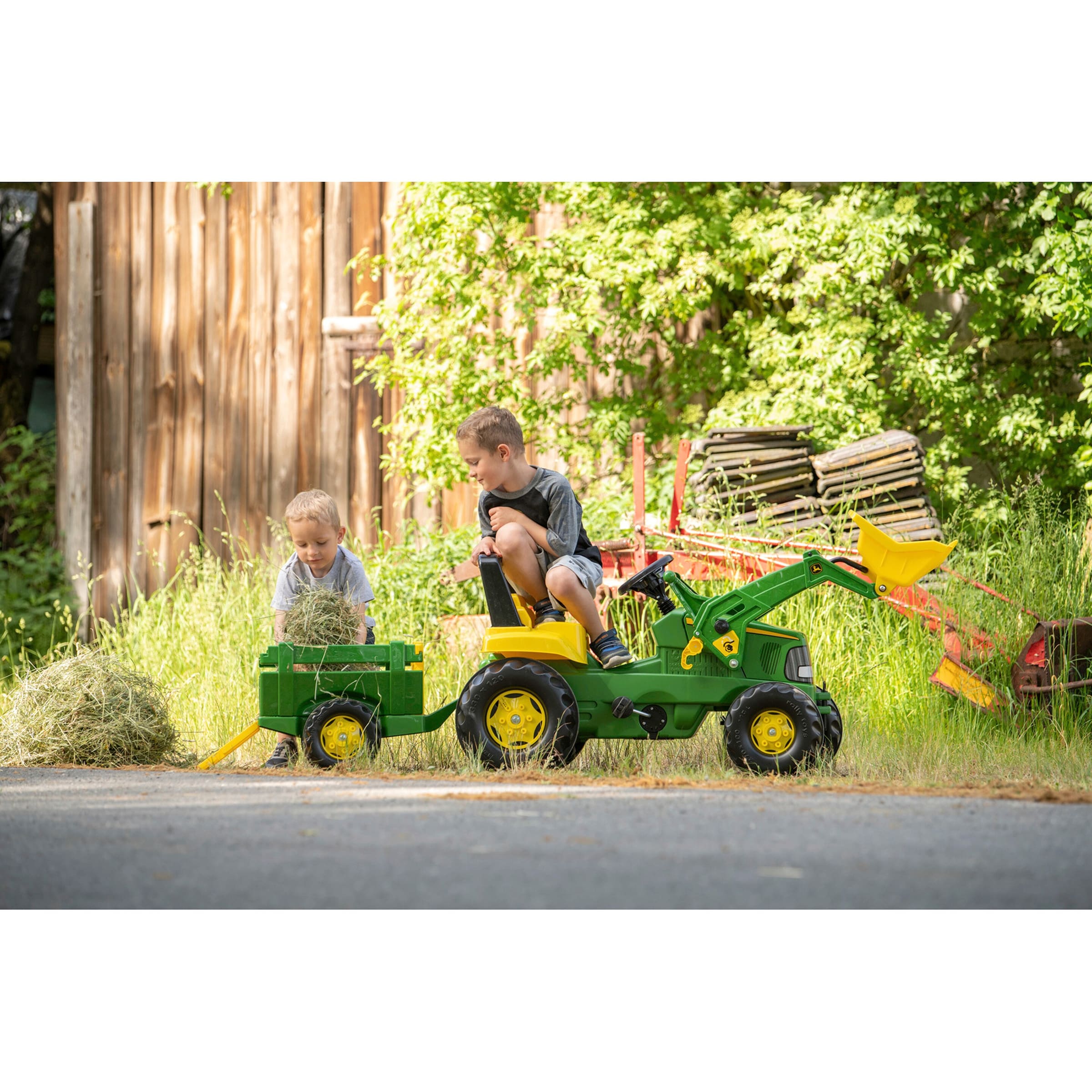 39% Rabatt! Rolly Toys® Trettraktor rollyJunior John Deere