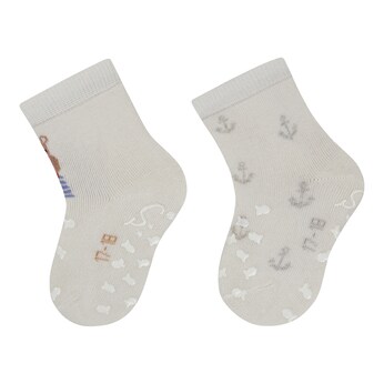 2er-Pack ABS-Krabbelsocken Hippo