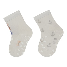 2er-Pack ABS-Krabbelsocken Hippo