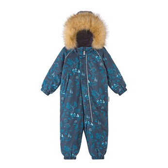 Schneeoverall Kapuze mit Fake Fur