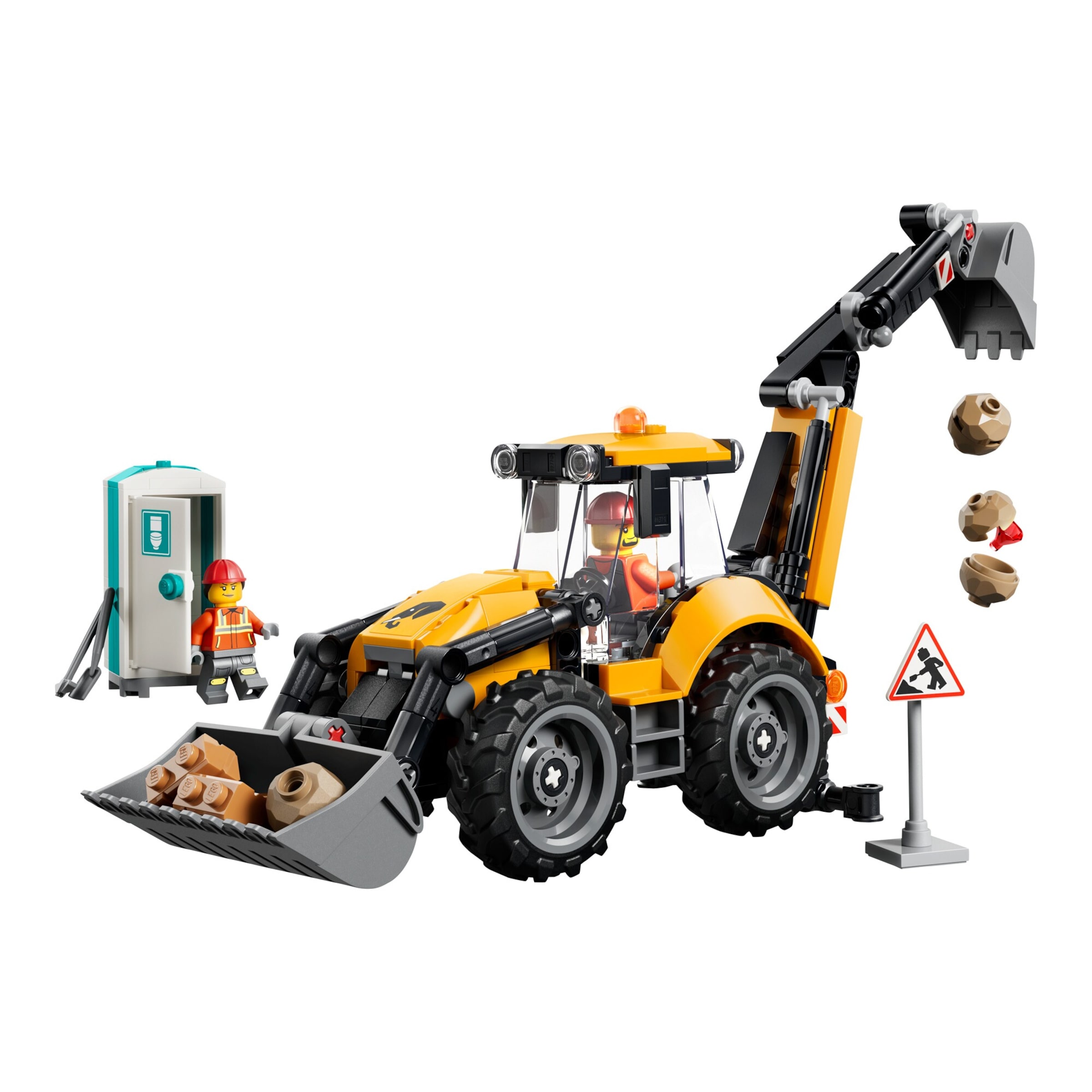 Lego® City 60480 Gelber Baggerlader
