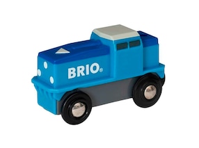 Blaue Batterie Frachtlok