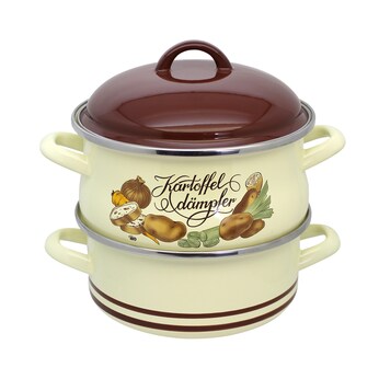Kartoffeldämpfer emailliert, 1,8 l