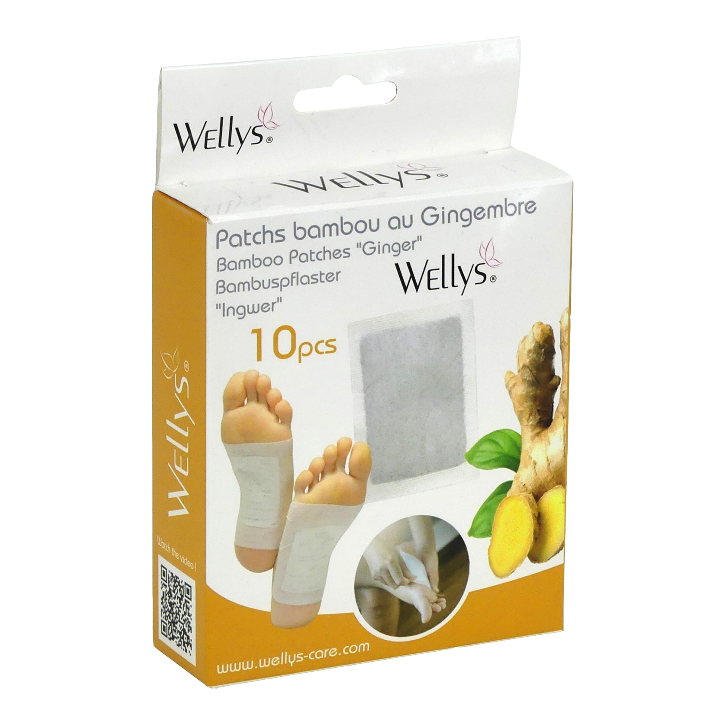 Wellys Bambus-Pflaster weiss