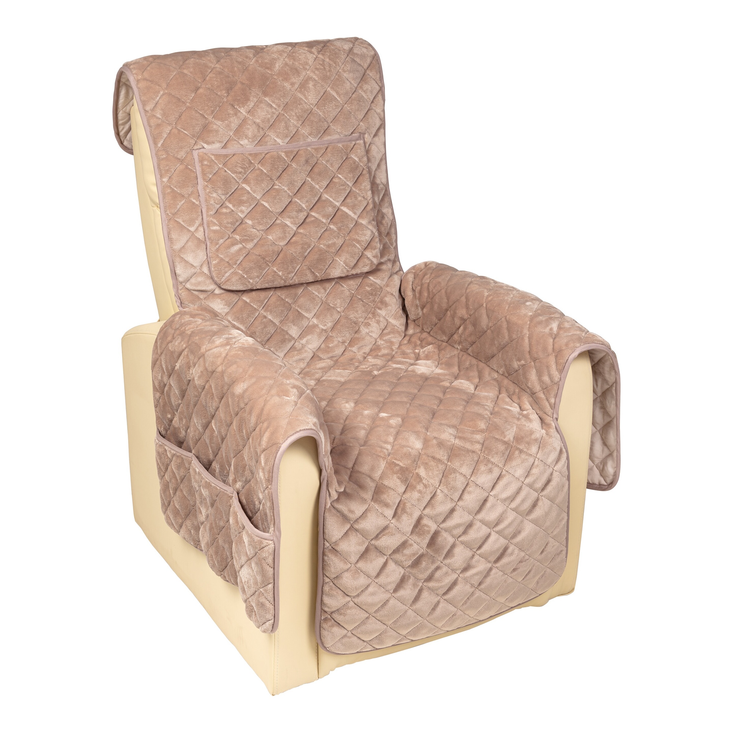 Sesselschoner „Extra Warm“ beige