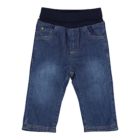 Jean à taille élastiquée avec doublure