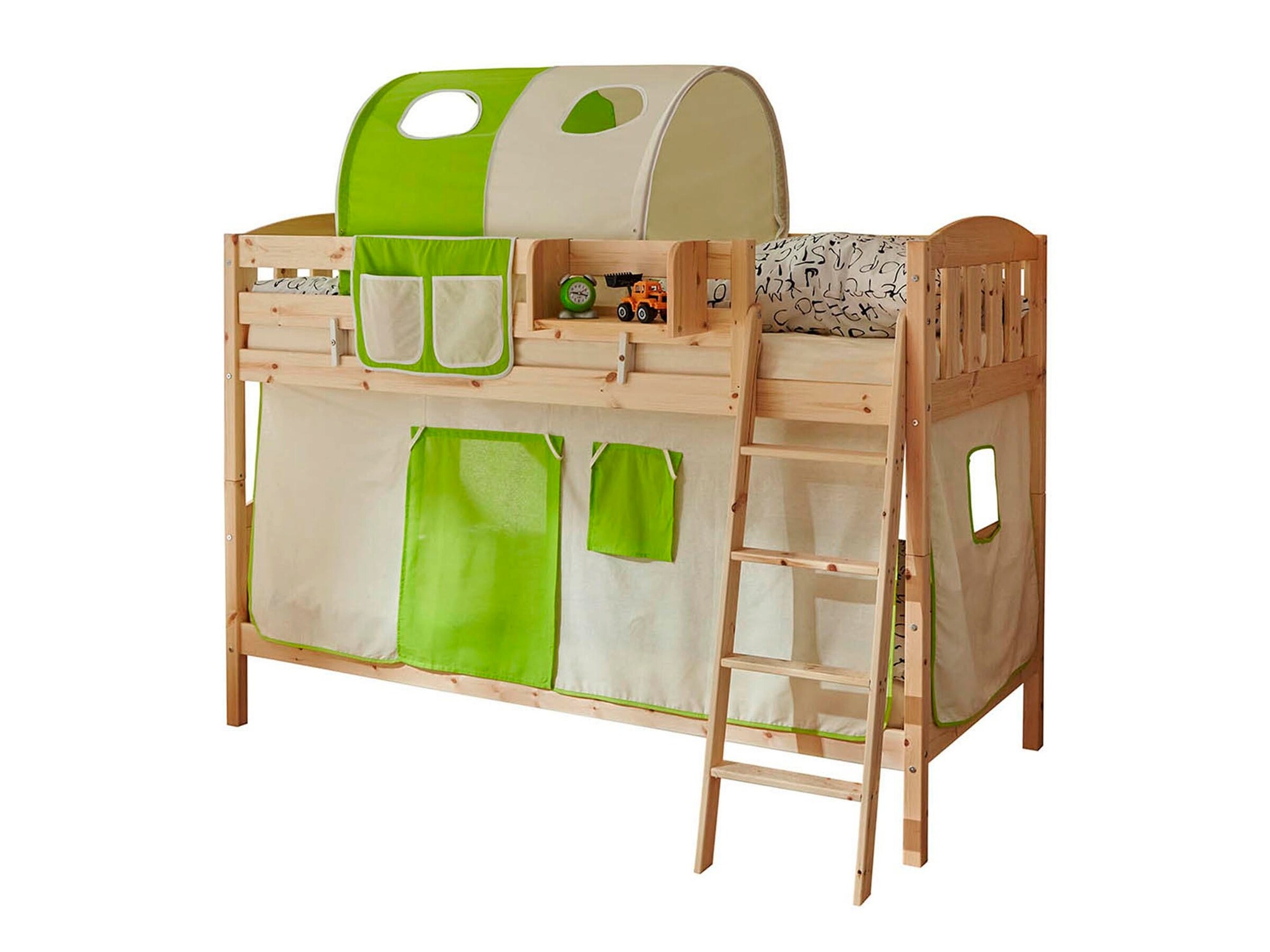 Ticaa Etagenbett Erni Country-V Kiefer Natur