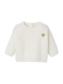 Baby Strickpullover, Herz
