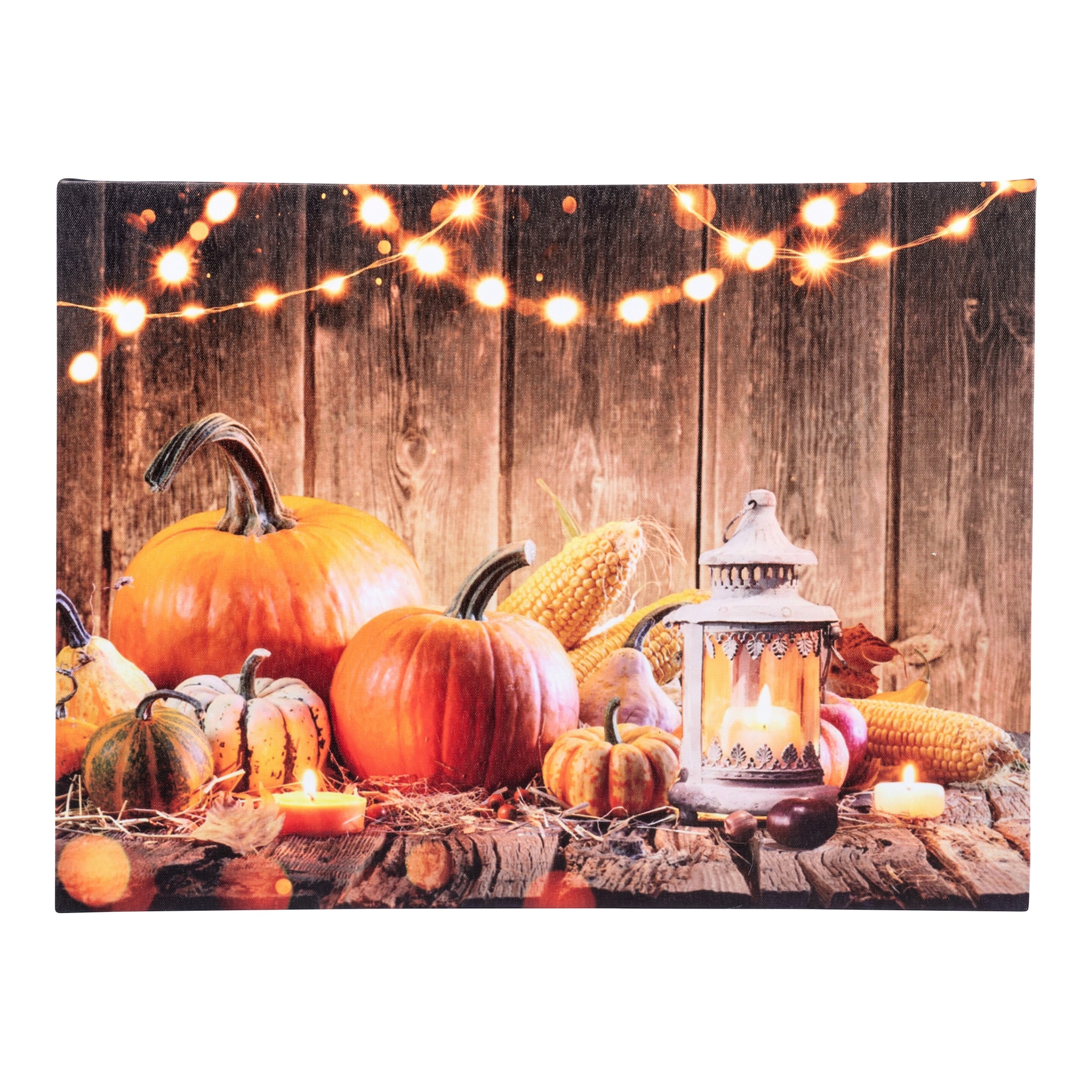 LED-Bild „Goldener Herbst“