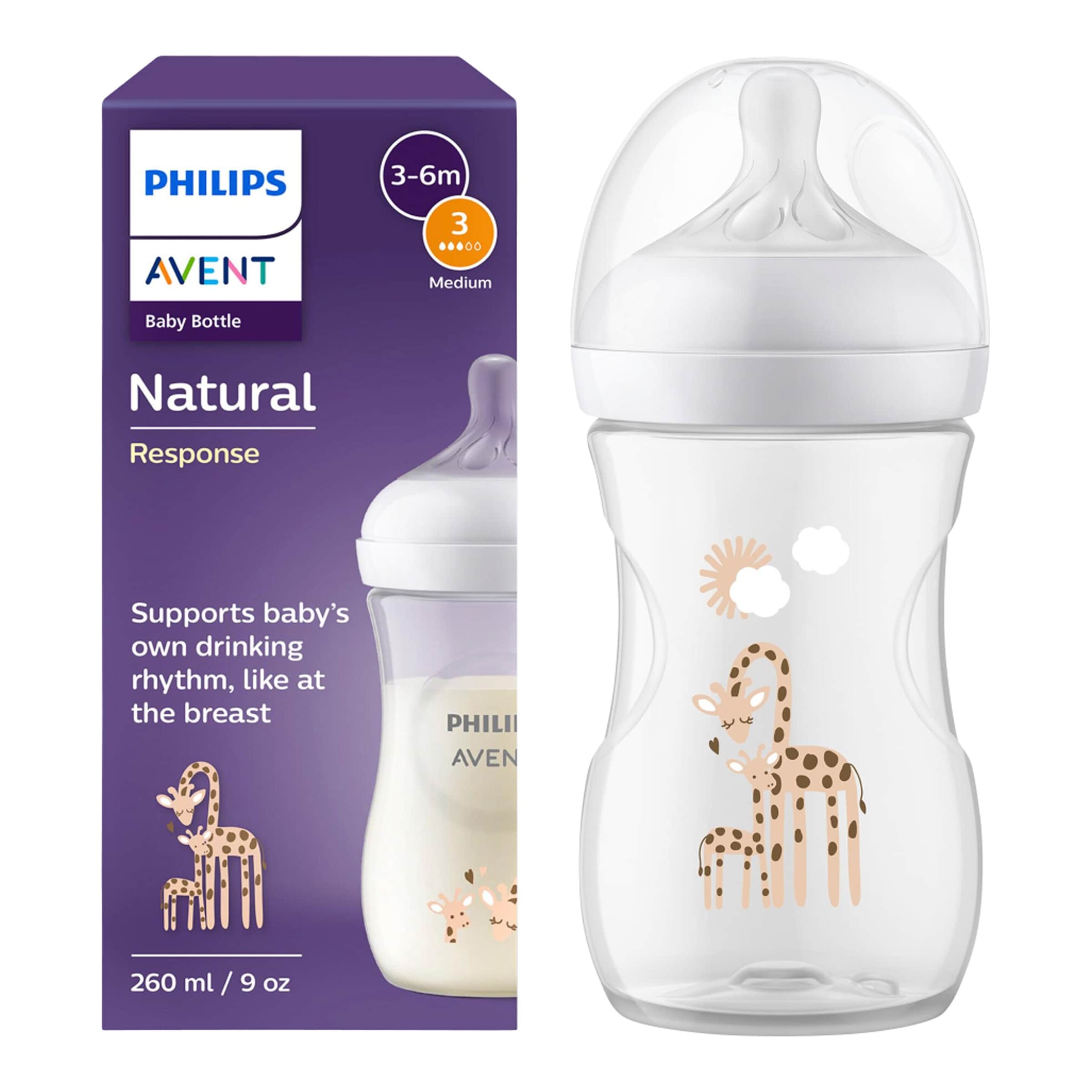 Philips Avent Babyflasche Natural Response, 260ml, ab 1M