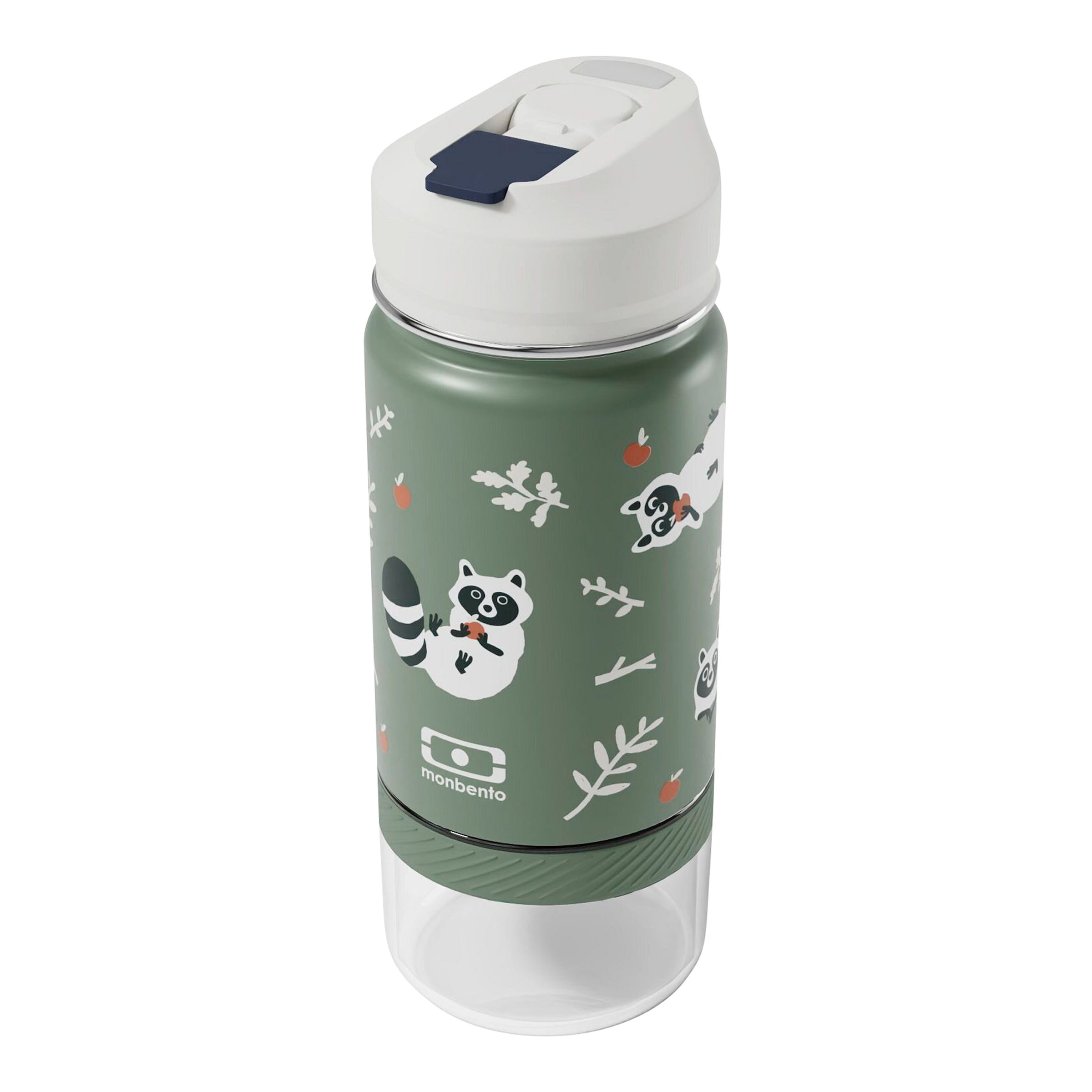 Monbento 2 in 1 Trinkflasche mit Strohhalm 300ml + Snackbox 120ml