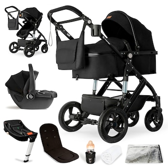 Kinderwagen Nizza + Babyschale + Isofix-Station